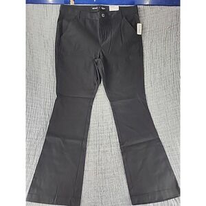 Old Navy Womens Boot Cut Jeans Black Stretch Pockets Denim Size 14